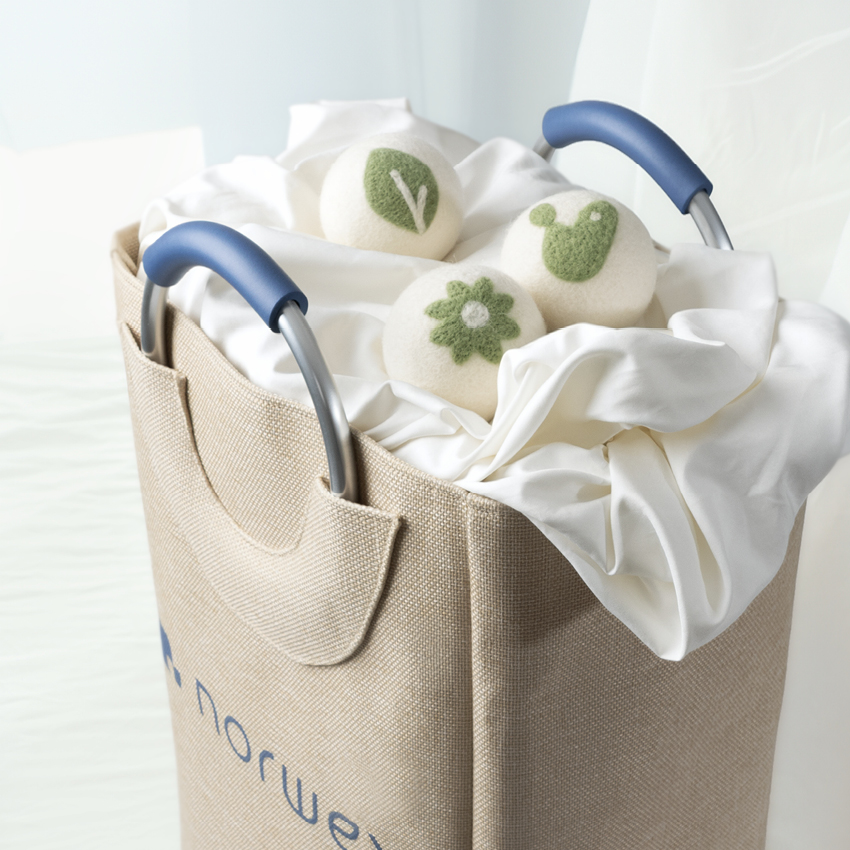 $250 in Norwex Discounts + Limited-edition Fluff and Tumble Dryer Balls, nordic (set of 3); NEW Laundry Tote ($69.98 value) + Limited-edition All-in-1 Bathroom Cleaner, lemon verbena; Forever Bottle with Sprayer, white ($38.98 value)